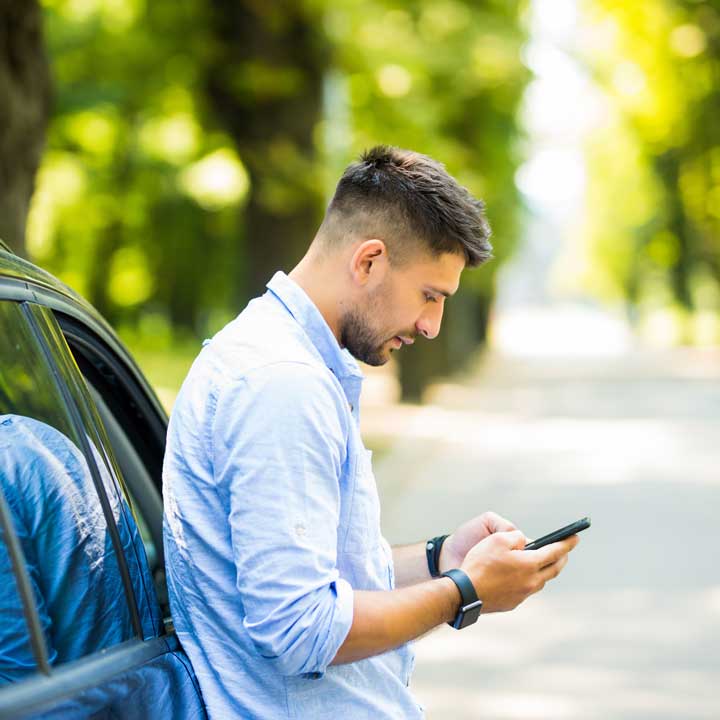 Appel pour dépannage de voiture